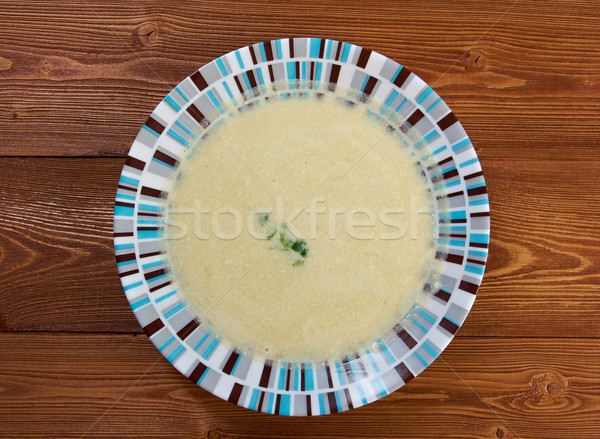 Vichyssoise, traditional french soup Stock photo © fanfo
