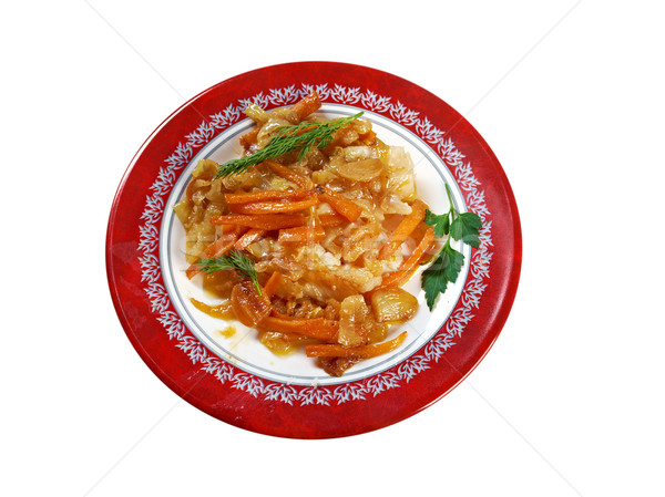 Escabeche  or fried fish  Stock photo © fanfo
