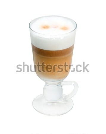 cappuccino cup.coffee on a white  Stock photo © fanfo