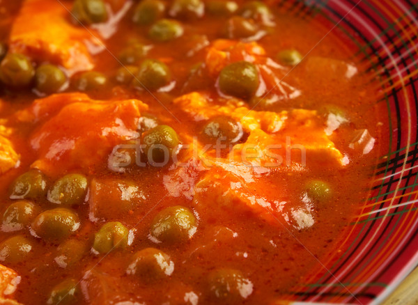 Mattar paneer Stock photo © fanfo