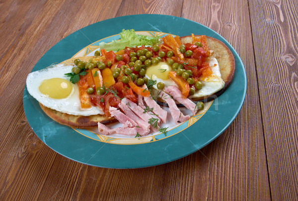 Huevos Motulenos Stock photo © fanfo