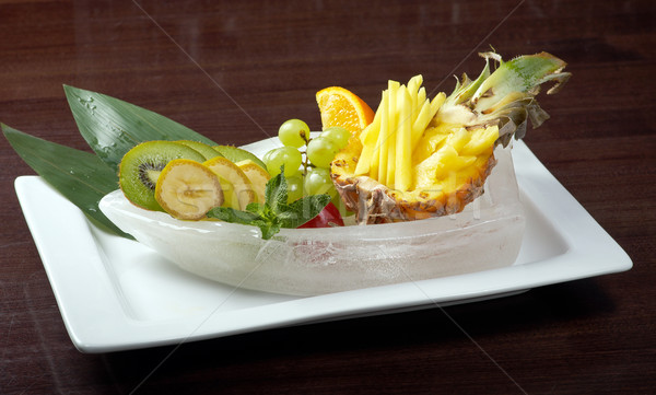 Salad whit tropical fruit and vegetables Stock photo © fanfo