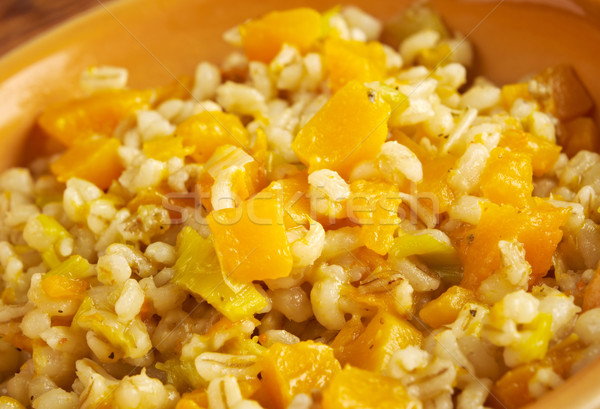 Orzotto con zucca Stock photo © fanfo