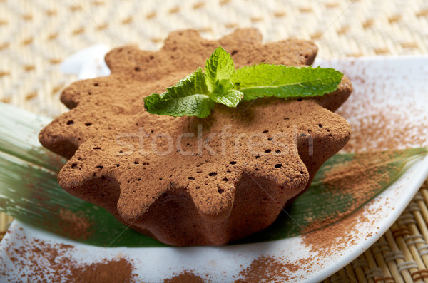  chocolate fudge brownie Stock photo © fanfo