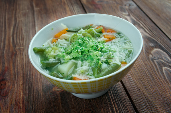 Minestrone alla genovese Stock photo © fanfo