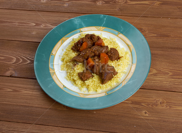 Moroccan Lamb Tagine Stock photo © fanfo