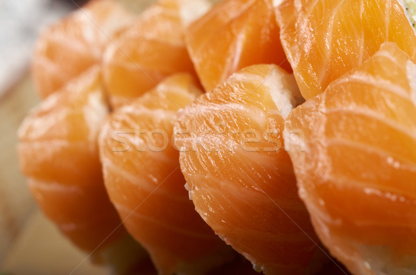 Philadelphia classic. Japanese sushi Stock photo © fanfo