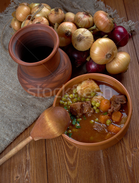 beef fricassee Stock photo © fanfo