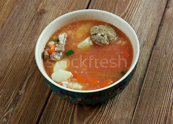 mastava soup Stock photo © fanfo