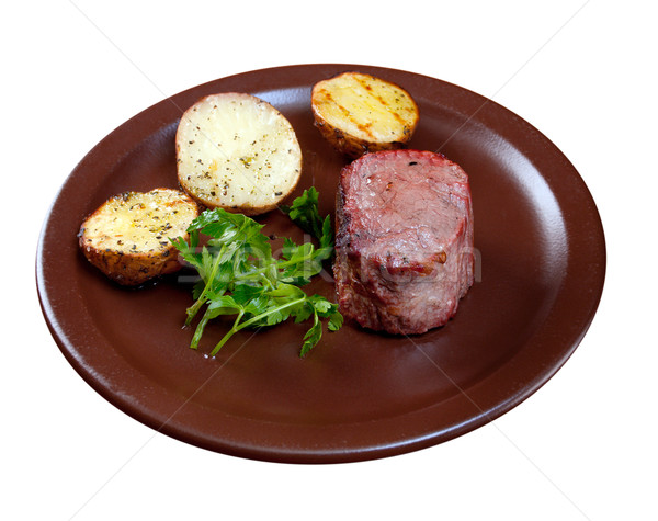 isolated Grilled beef  Stock photo © fanfo