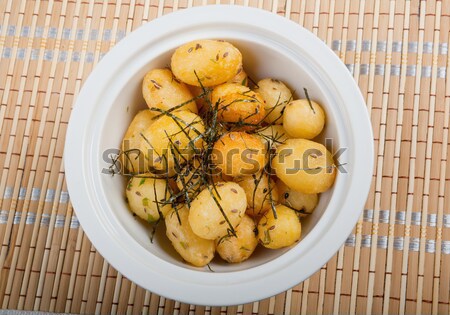  potatoes with algaes Stock photo © fanfo