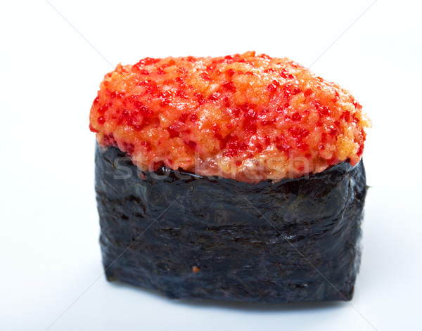 Stock photo: spice sushi with sauced slices 