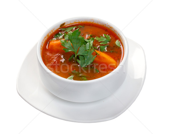 soup carpaccio Primavera Stock photo © fanfo