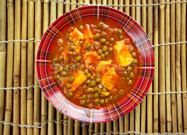 Mattar paneer Stock photo © fanfo