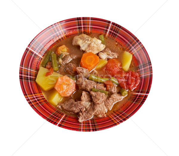 シチュー ウィスコンシン州 皿 肉 新鮮な 食事 ストックフォト © fanfo