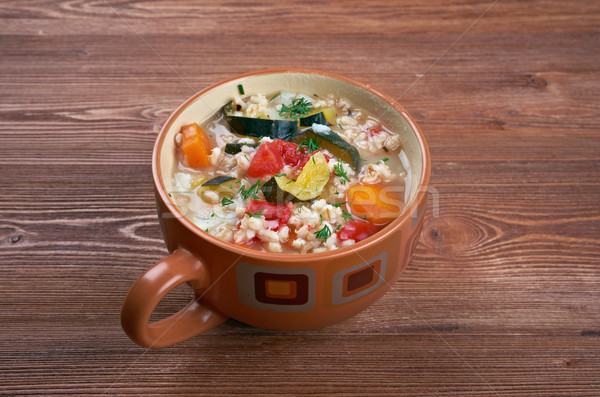 Zuppa d’orzo Stock photo © fanfo