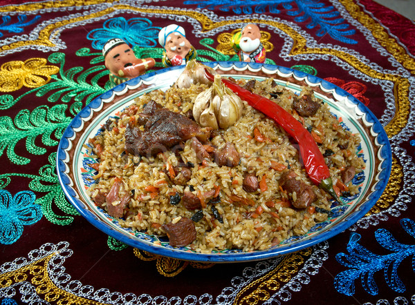 Oriental  pilaf Stock photo © fanfo