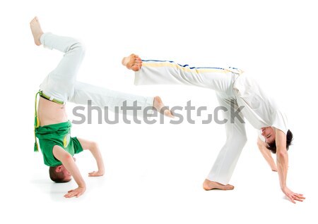 Cool hip hop stylu shot biały człowiek Zdjęcia stock © fanfo