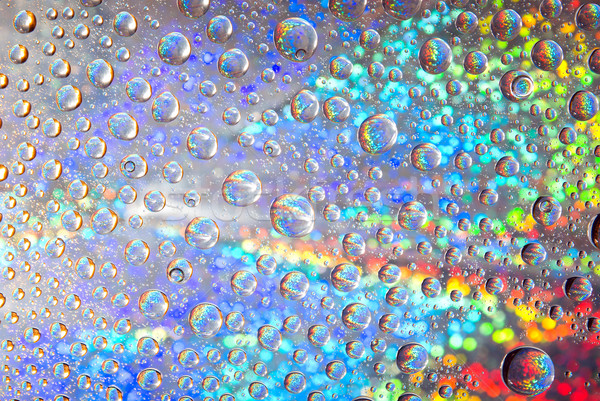 Zseniális vízcseppek közelkép vízcseppek textúra háttér Stock fotó © fanfo