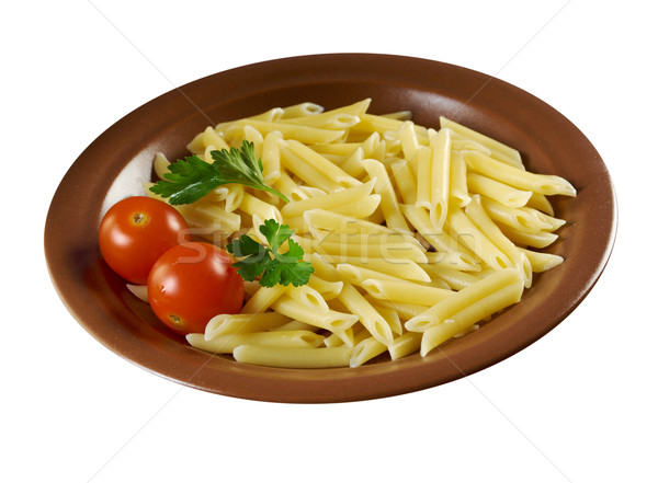 Heerlijk macaroni pasta geïsoleerd witte foto Stockfoto © fanfo