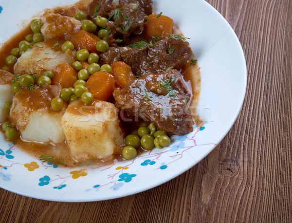 lamb fricassee Stock photo © fanfo