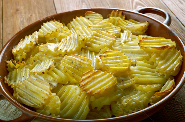 Stock photo: Finnish baked potatoes 