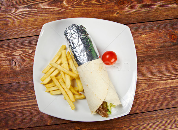 Breakfast burritos Stock photo © fanfo