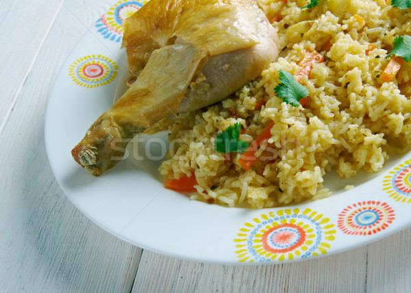 Chicken Dum Biryani   Stock photo © fanfo