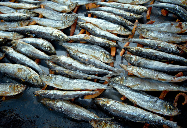 Stock photo: baked herring