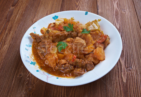 Hongrois soupe traditionnel cuisine viande Photo stock © fanfo