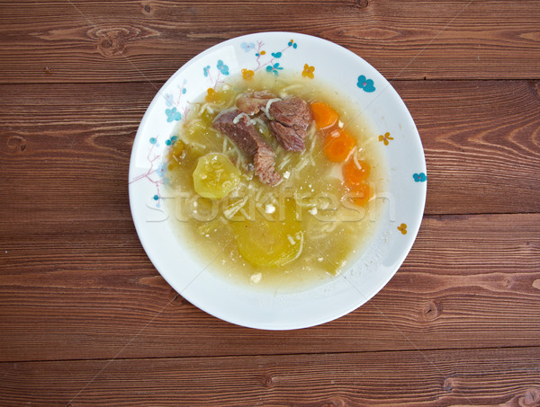 zuppa con carne di manzo Stock photo © fanfo