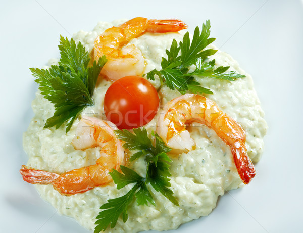 Włoski risotto pić ser ryżu Zdjęcia stock © fanfo