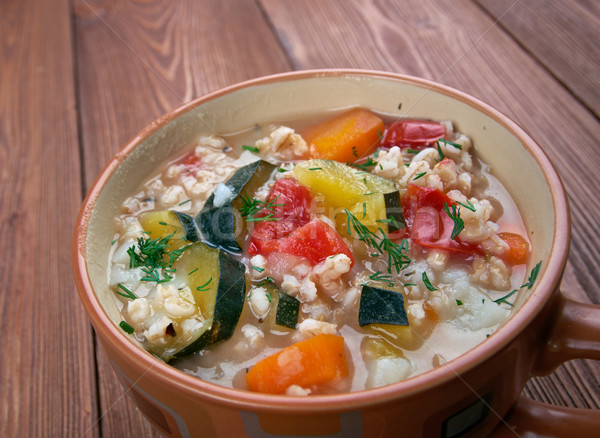 Zuppa d’orzo Stock photo © fanfo