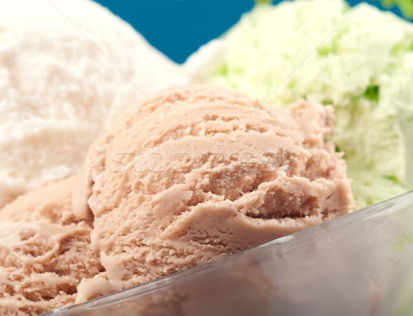 ice cream in a glass vase. closeup  Stock photo © fanfo