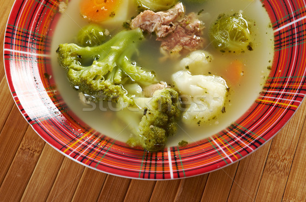 italian  farm-style   soup with broccoli  Stock photo © fanfo