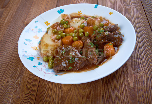 lamb fricassee Stock photo © fanfo