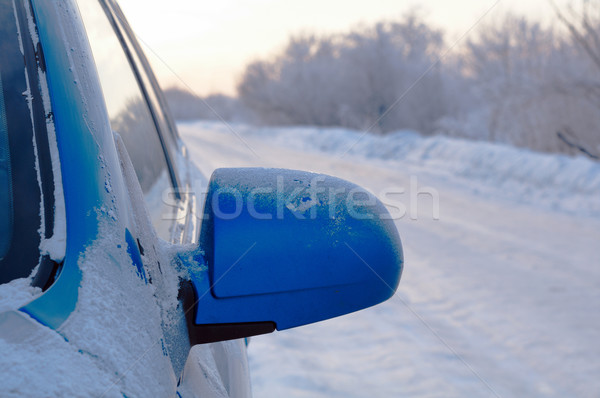 car with outside mirror  Stock photo © fanfo