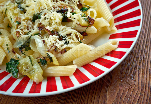 Mezze penne alla formaggella Stock photo © fanfo