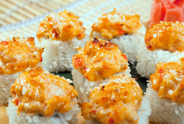 Japonais sushis traditionnel rouler [[stock_photo]] © fanfo