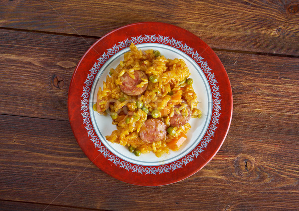 Foto d'archivio: Chorizo · tradizionale · piatto · Spagna · vita · riso
