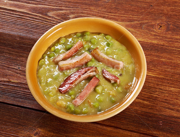 Erwtensoep pea soup - Stock photo © fanfo