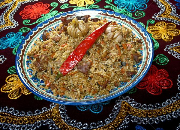 Oriental  pilaf Stock photo © fanfo