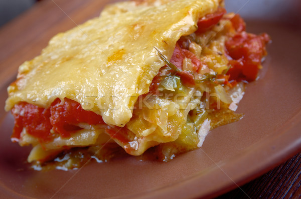 vegetable lasagna Stock photo © fanfo