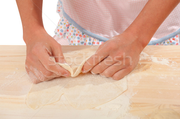hands of  housewife  making buns  Stock photo © fanfo