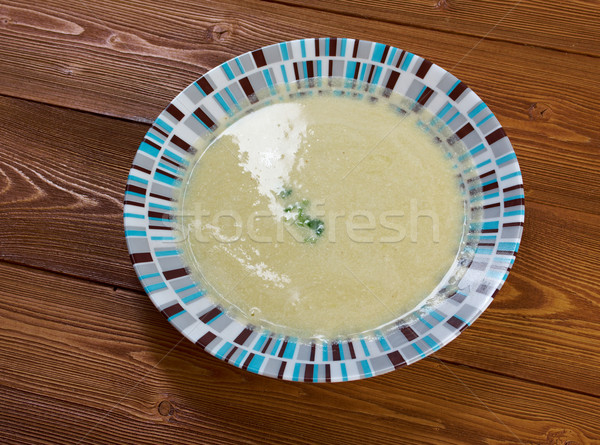 Vichyssoise, traditional french soup Stock photo © fanfo