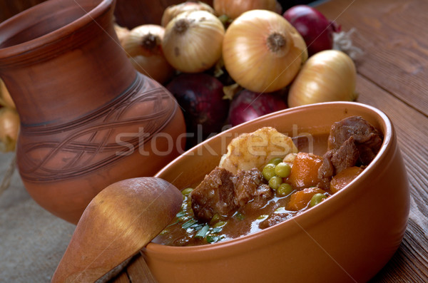 beef fricassee Stock photo © fanfo