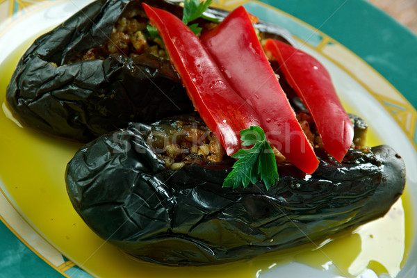 oil cured eggplants. Stock photo © fanfo