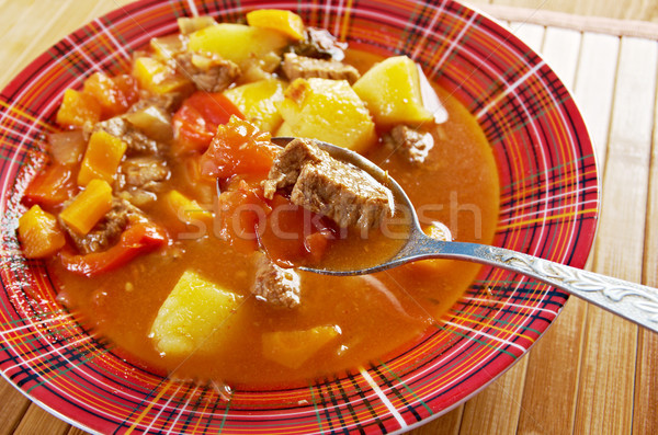 Stock photo: Traditional Bulgarian soup chorba.