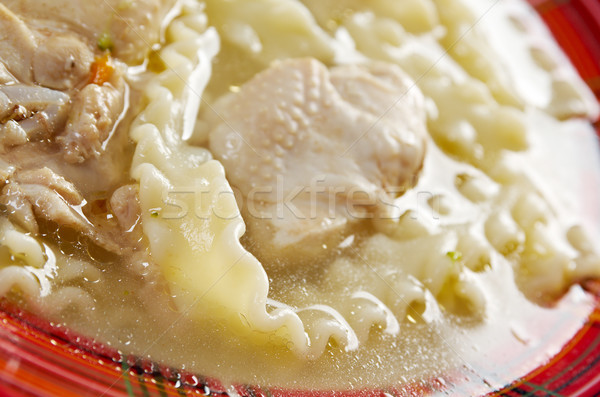 куриный суп овощей куриные домашний суп Сток-фото © fanfo