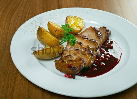 roast duck  Stock photo © fanfo